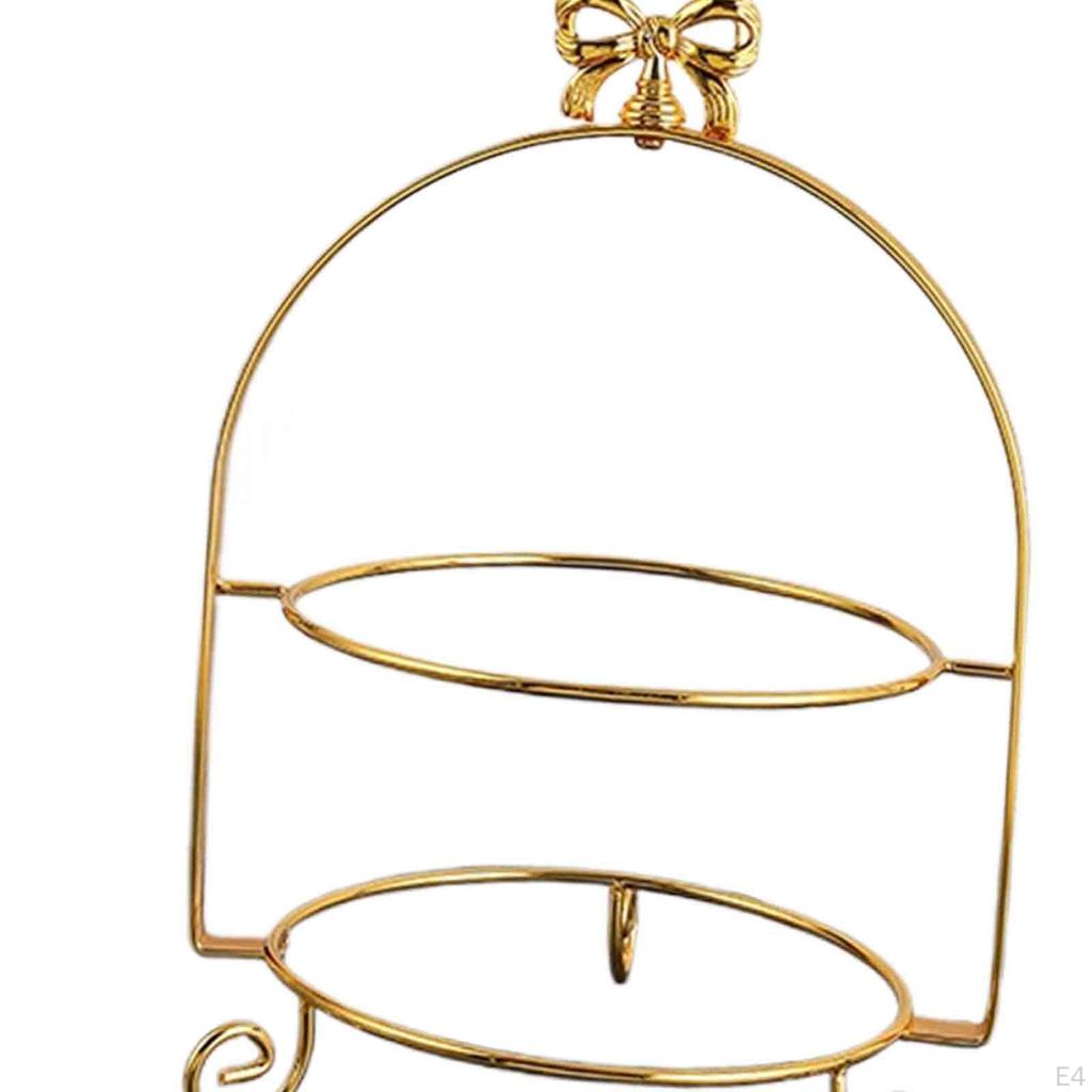 Cake Stand Rack Decorative Dessert Display Tiered Tray Table for Countertop