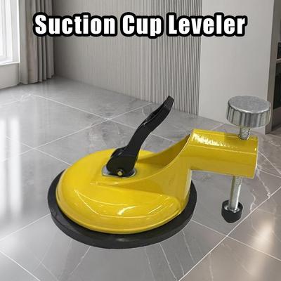 Suction Cup Tile Leveler Aluminum Alloy Adjustable Lippage Fixing Tool 65mm Rubber Pad Ceramic Marble Wall Floor Installation