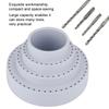 Rotating Round Shape Drill Bit Storage Case Grinding Tool Tip Stand Organizer