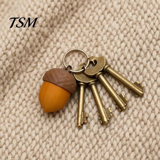 Tactile Clicker Toy 3D Printed Acorn Fidget Clicker, Fake Finger Stress Portable Reliever Relief Push Toy, Gift for Kids Teens Adults