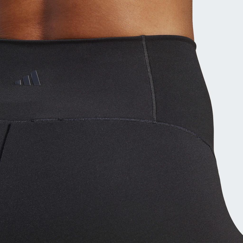 Adidas High Waist Cropped Training Leggings Women Bottoms Black HS9933