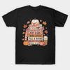 Just A Girl Who Loves Fall And Book Autumn Reading Book Lover T-Shirt