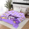 Kawaii K-Kuromi Sofa Blankets and Bedspreads Picnic Blanket for Bed Furry New Year Camping Bedspread the Anime Home Decoration
