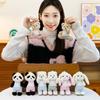 Cartoon Animal Plush Toy Keychain With Soft Fabric For Bag Decor And Collectible Gifts