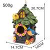 Parrot Outdoor Bird House Warm Bird Nest Hanging Nest Resin Handicraft Ornaments