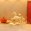 Horse Statue Figurine Animal Sculpture Artwork Tabletop Decoration Year of Ornament for