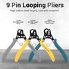 Alicate de Dobrar Fio para Artesanato Conjunto de Looper de Um Passo 1,5 mm 2,25 mm 3,0 mm Alicate de Dobrar Fio para Fios de Bitola 18-26 Fabricação de Joias com Fio para Artesanato