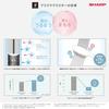 Sharp Hair Dryer Plasma Cluster Beauty Drape Flow Fast Drying Compact BEAUTY Mode Frozen White IB-WX3-W