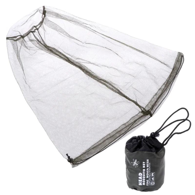 Outdoor Mosquito Head Cover Mesh Net Face Protector Cap Gardening Hat Bee Insect-proof Hat for Travel Hiking Camping Fishing Cap