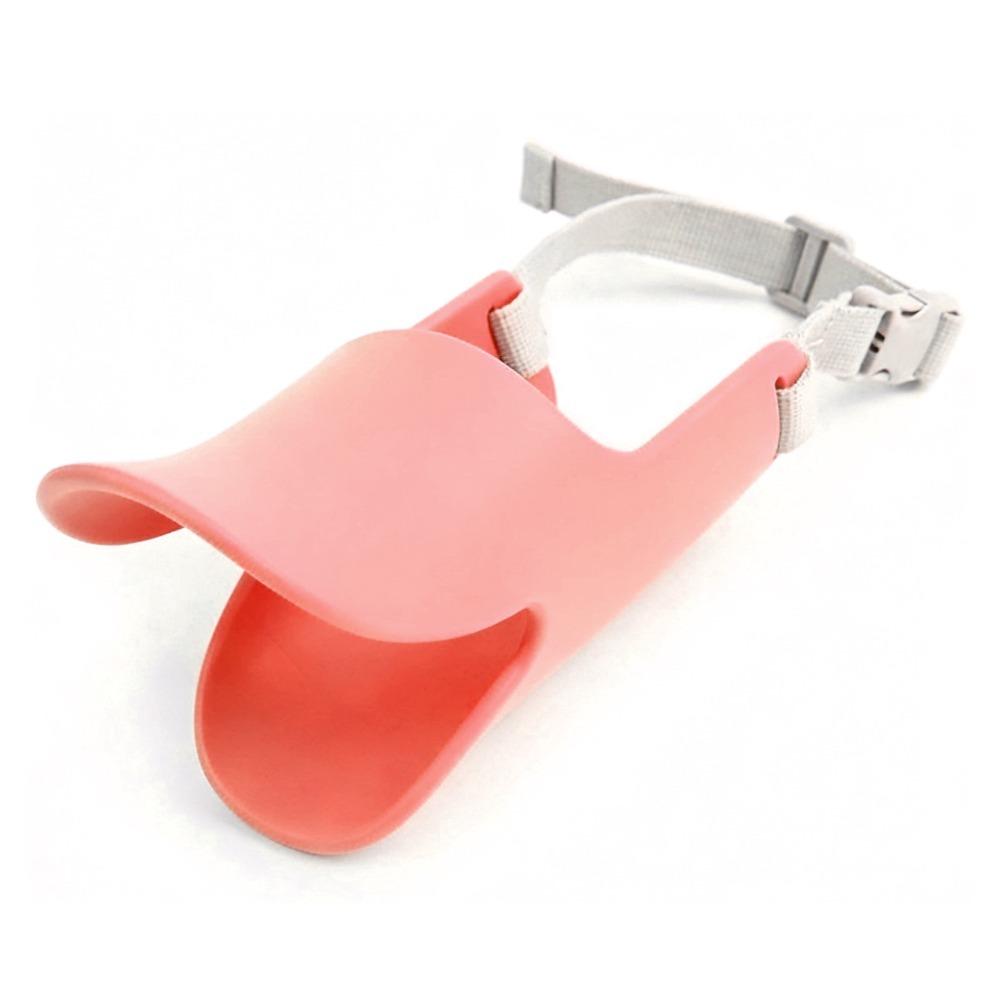 Muso in Silicone a Forma di Anatra Gomma Liscio Corteccia Stop Muso Muso per Cani Protezione di Sicurezza