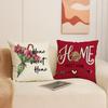 New Floral Letter Print Pillow, Simple and Versatile, Living Room Decoration, Sofa Cushion, Bedroom Bedside Cushion