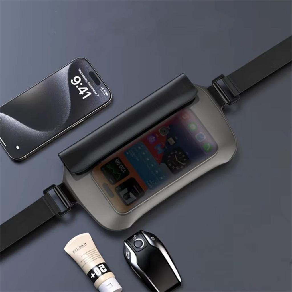 Waterproof Sealing Drift Diving Swimming Waist Bag Touchscreen Transparent Photo Waterproof Bag Underwater Dry Bags for Phone