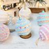 3Pcs Christmas Ball Ornaments Decorative Shatterproof Foam Christmas Bulbs Tree Skirt Home Party Holiday Decor