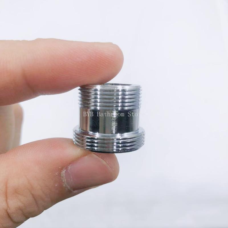 Edelstahl M22 auf M19 Adapter - Gewindeverbindung für Garten-/Küchenarmatur, Wasserhahn & Wasserreiniger