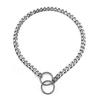 Stainless Steel Ship Chain Collar For Dog Adjustable Pet Accessories Flat Dog Pinch Collar For French Bulldog Pitbull Pet Collar