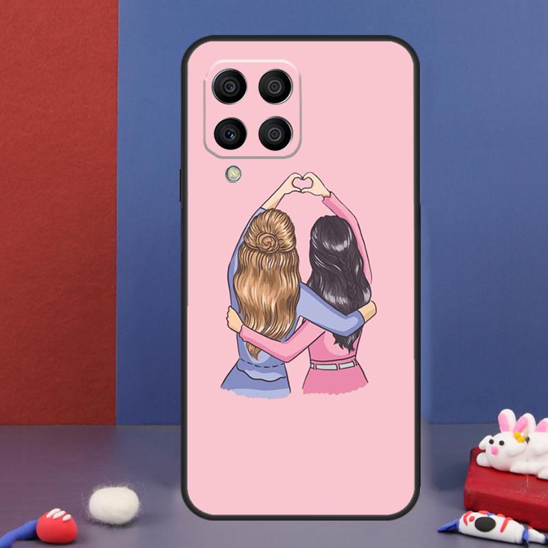 Best Friends BFF Matching Case For Samsung Galaxy M13 M53 M06 M16 M31 M11 M35 M55 M15 M56 M36 M12 M32 M52 M14 M34 M54