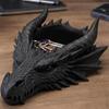 Stijlvolle Gotische Draak Ontwerp Kaarsenstandaard En Sieradenschaal 3D Geprint Plastic Unieke Kaars- En Sieradenorganizers