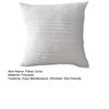 Wrinkled Throw Pillow Cover Decorative Pillow Cover with Hidden Zipper Minimalist White Pillowcase for Home