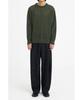 YOUTH Meshed Mohair Sweater_Olive