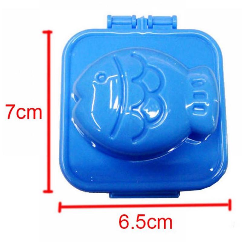 6Pcs Multicolor Egg Mold Sandwich Bento Rice Mould Sushi Maker Boiled Decor