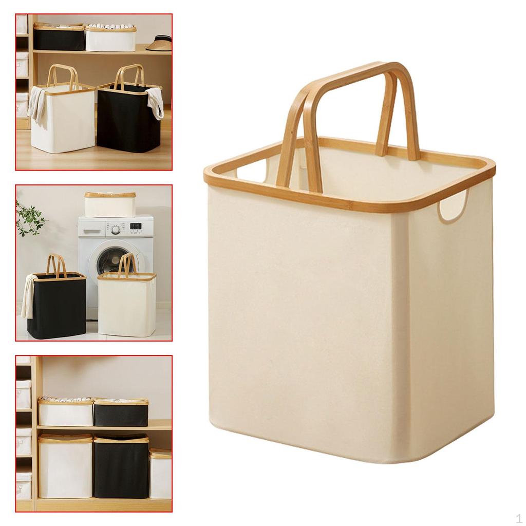 Folding Storage Basket Clothes Hamper Household Lightweight, Fashion Laundry Box for