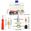 1set Car Bicycle Slotted Handle Tire Valve Stem Core Remover Screwdriver Tire Repair Install Tool Auto Motorcycle Accessories