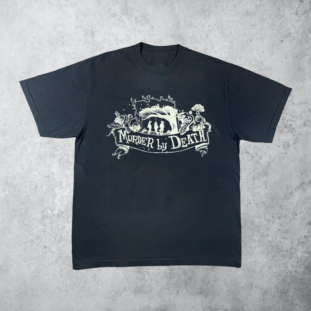 

Murder by Death Band Unisex Black T Shirt Full Size S-5XL Unisex T-Shirt XXXXL