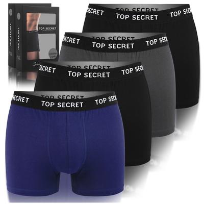 4 unidades. Boxers - Masculino - Qualidade, Algodão, Conforto, Respirável - Cuecas - Roupa íntima masculina durável