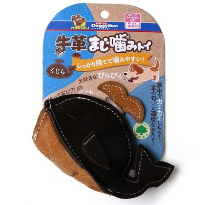 Doggyman Cowhide Serious Chewing Toy Whale