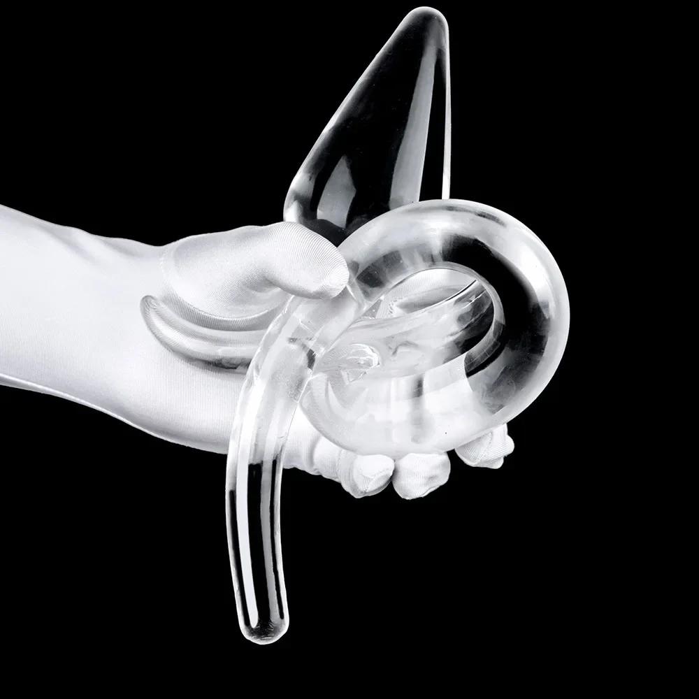 Soft Dog Tail Anal Toys G-spot Stimulator 47cm Long Butt Plug Anal Expander Women Men Gay Sex Game Erotic Toys Sex Products
