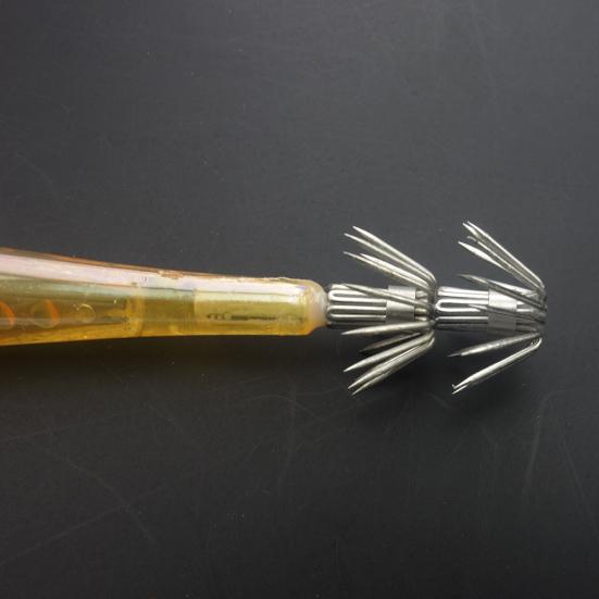 5Pcs 10cm Luminous Squid Hook Cuttlefish Fishing Hard Lure Tackle Jigging Baits