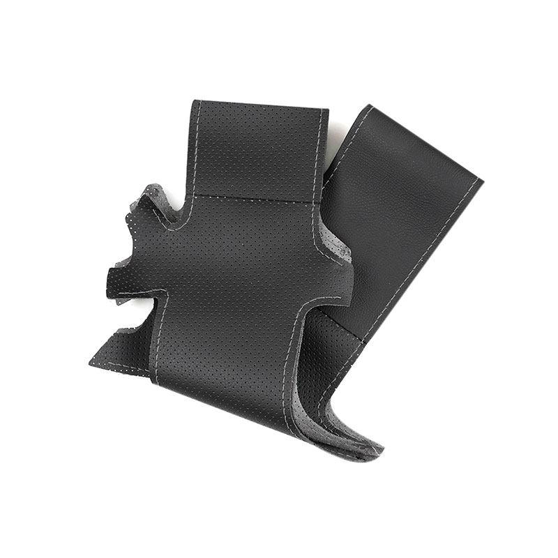 Car Steering Wheel Cover For BMW 3 5 Series E36 E46 E39 X3 E83 X5 E53 Perforated Microfiber Leather Braid W/ Needles & Threads