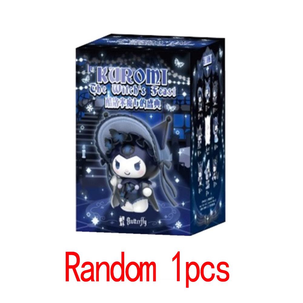 Sanrio Kuromi Halloween Witch Festival Blind Box, Cute Fashion Action Figure Doll, Girl'S Tabletop Decor & Kids Gift