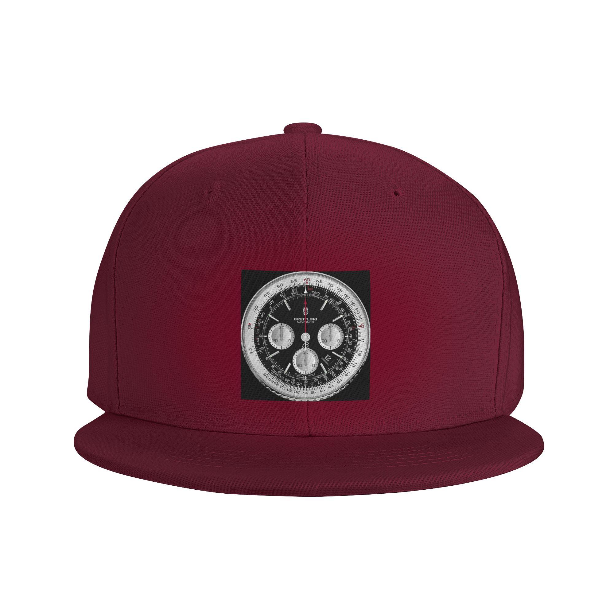 

Черный Роскошный Циферблат Часов Бейсболки Snapback Модные Бейсболки Дышащие Повседневные Кепки для Улицы Унисекс One Size