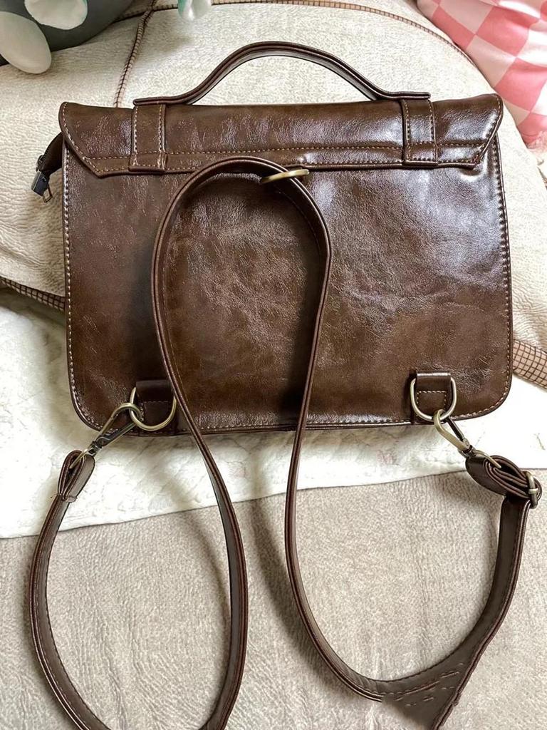 Herbst Winter Retro Schnalle Umhängetasche - Japanischer JK Uniform Stil, Lässige Mode Pendlertasche