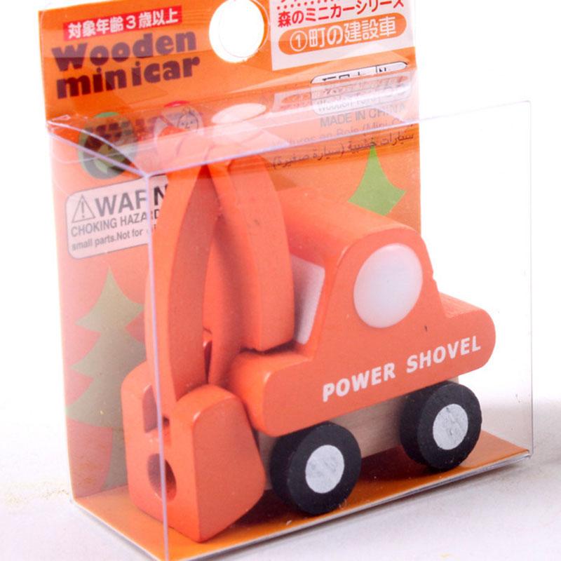 12PCS Set Mini Wooden Car Airplane Model Toy Simple Style Decoration Color Wooden Car Airplane Mini Educational Toy for Children