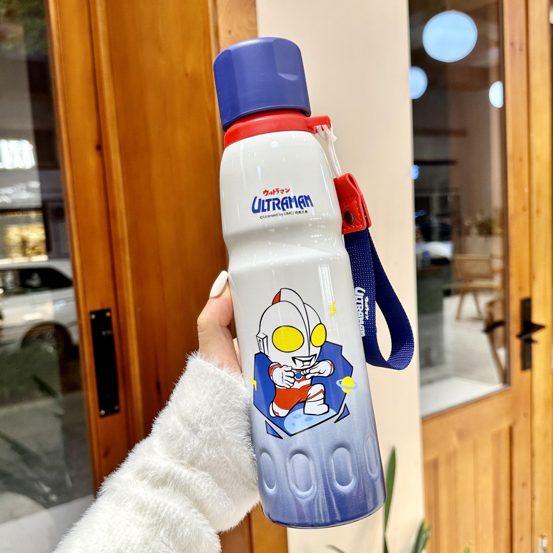 

Big Cap Insulated Water Mug for Children Altman Thermos Cup for Boys Steel Food Grade Pupils Nice Kettle Durable Durable 500ml