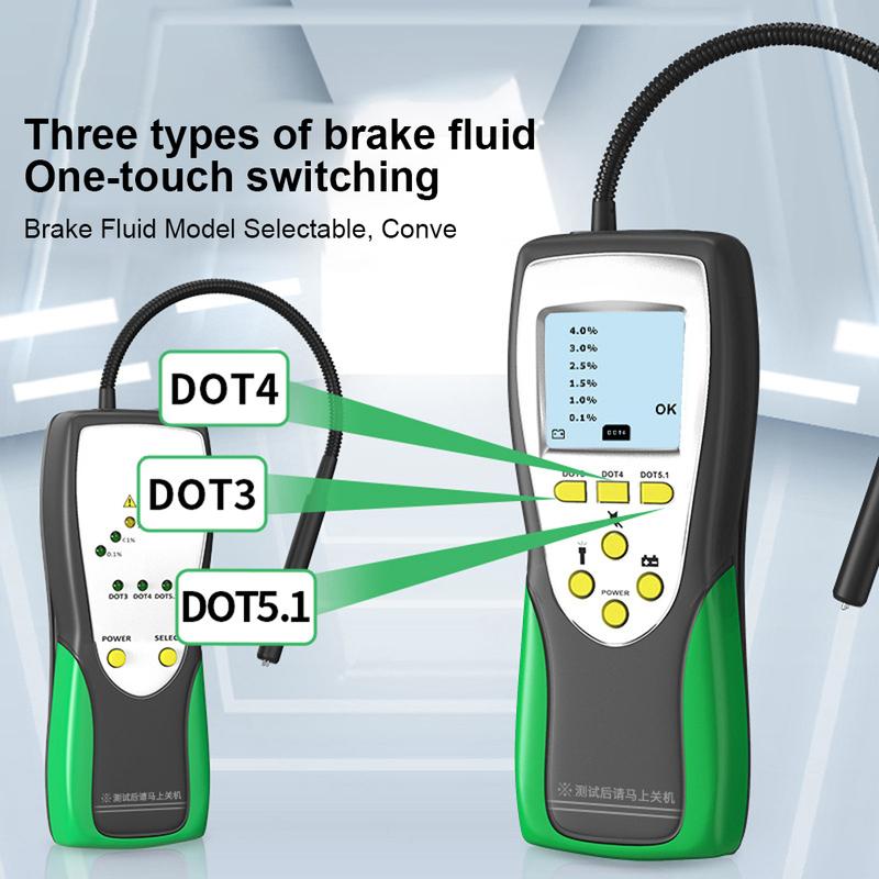 

DY23B Automobile Brake Oil Detection Pen LCD Digital Brake Fluid Moisture Tester Portable Accurate Automotive Oil Content Check