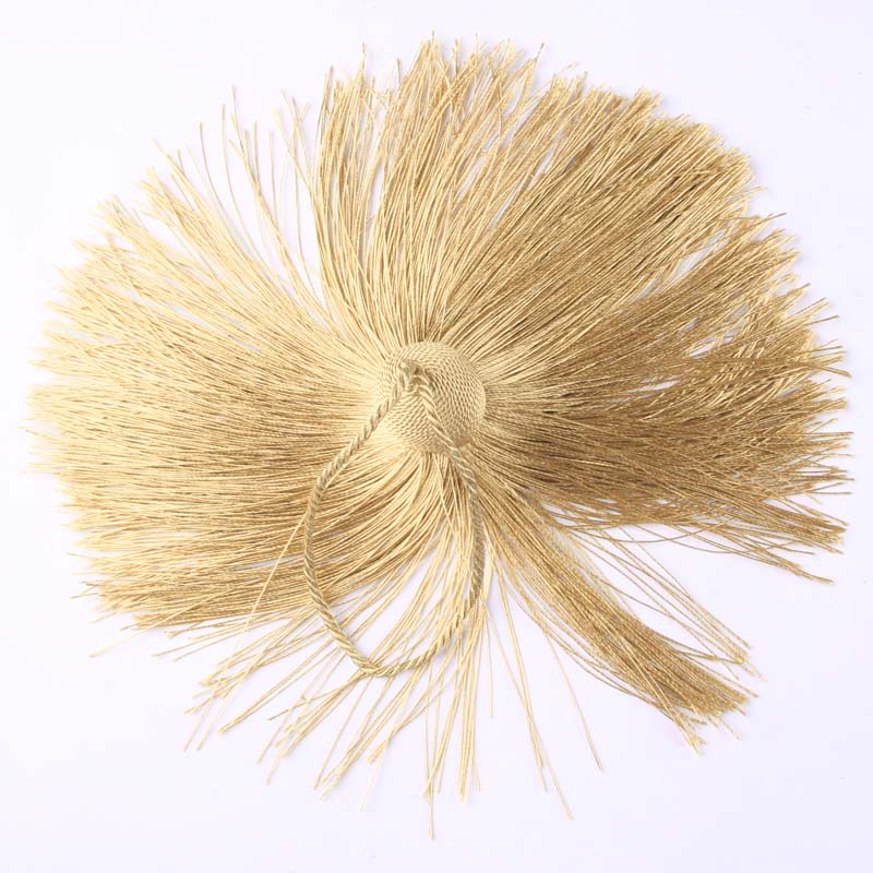 1 ks visiace laná strapce Šitie Bang Hodvábny strapec na kľúče strapce na DIY závesy príslušenstvo domáce dekorácie taštička Darčekový zlatý štetec