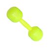 Kids Plastic Hand Dumbbells Safe Interesting Exercise Barbell Children Exercise Fitness Sport Toy for Kindergarten Yellow