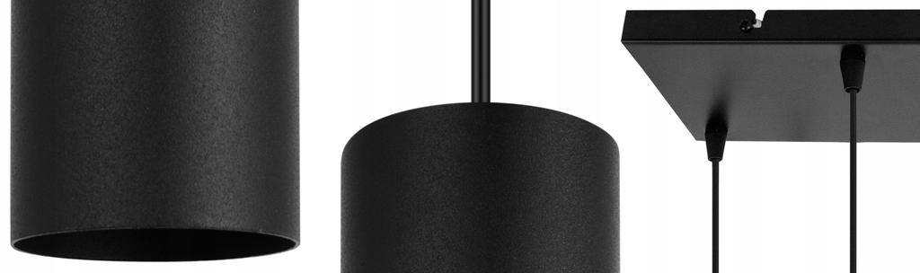 MODERN CEILING HANGING LAMP BLACK LED LAMP