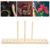 Wooden Bow Maker with   Scale Design for Ribbon Crafts