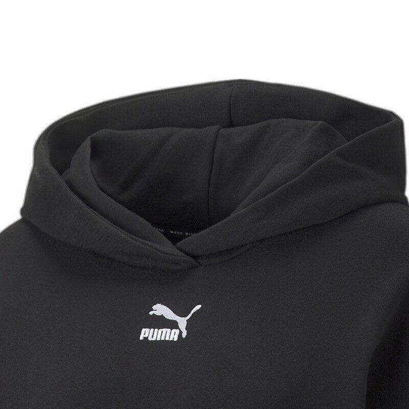 PUMA Sweatshirts Women's Black Hooded Moderate Regular 673576-01