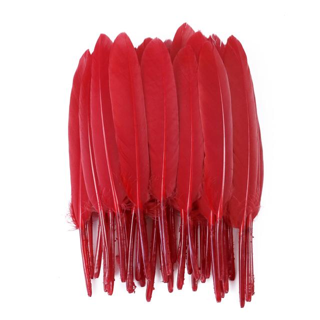 Natural Goose Feather 10-15cm Colorful Feather for Crafts DIY Jewelry Headress Carnival Dream Catcher Plumes Decor