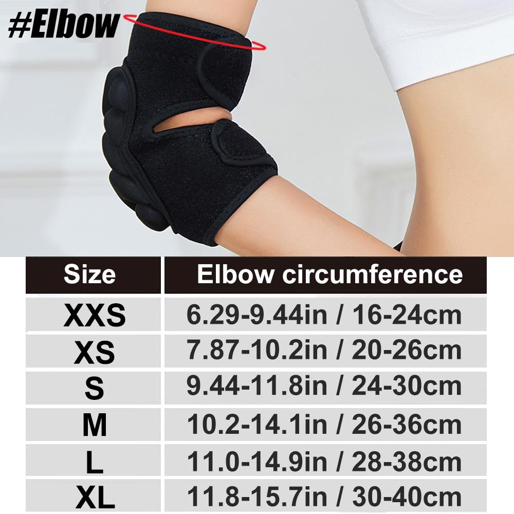 

Прочные и безопасные 1 пара спортивных налокотников и наколенников Толстая губка ударопрочные наколенники наколенники для баскетбола футбола волейбола велоспорта S