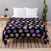 Jellyfish Day Throw Blanket
