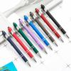 Aluminum Touch Screen Click Pen with Engraved Ballpoint and Spray Glue Function