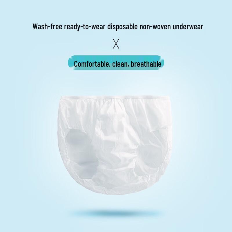 Freego Men's Disposable Travel Underwear - 7-Pack