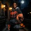 Men's Halloween Printed Long Sleeve Pullover Hoodie