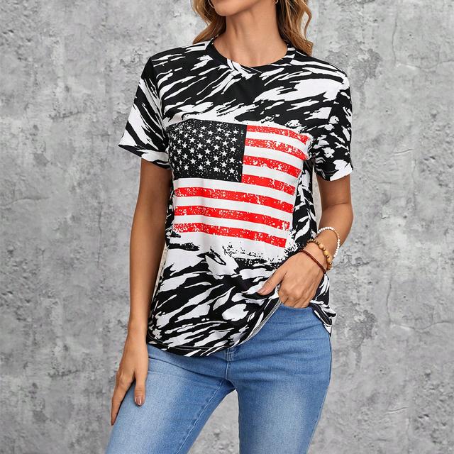 

Женская футболка с 3d природными пейзажами и принтом с круглым вырезом, повседневная женская футболка, женские топы, уличная одежда с короткими рукавами в стиле Харадзюку, модная одежда